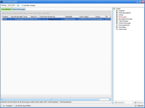 4Master Handwerk V10-Intervallrechnung