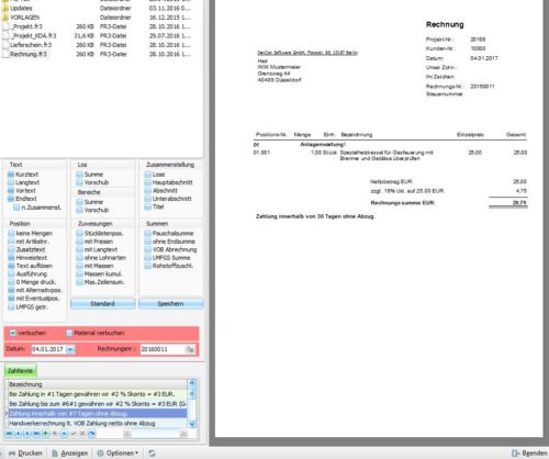 4Master Handwerk V10-Intervallrechnung