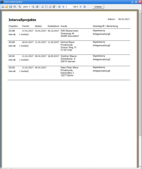 4Master Handwerk V10-Intervallrechnung