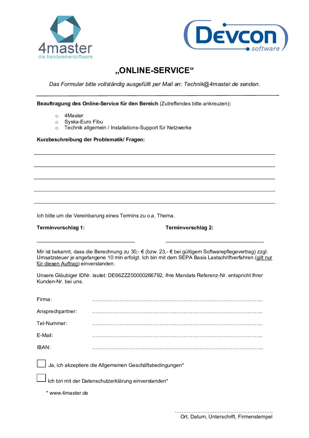 Anforderung technischer Unterstützung_2026_02_01DevCon